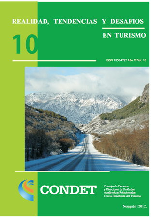Realidad, Tendencias y Desafíos en Turismo | Año XII Volumen 10 - Noviembre de 2012