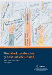 Realidad, Tendencias y Desafíos en Turismo, Año XXI Vol. 19 Nº1, Ene-Jun 2021.