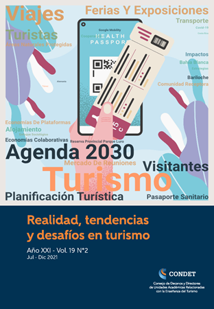 Revista Realidad, Tendencias y Desafíos en Turismo Año XXI Vol. 19 Nº2 /