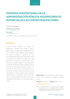 Sinergia generacional en la administración pública: maximizando el potencial de las cuatro generaciones