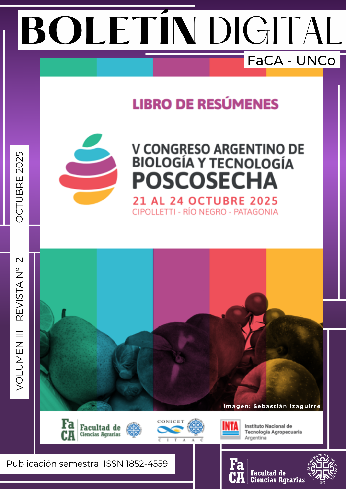 Ver Vol. 3 Núm. 2 (2025): Boletín Digital de la FaCA-UNCo
