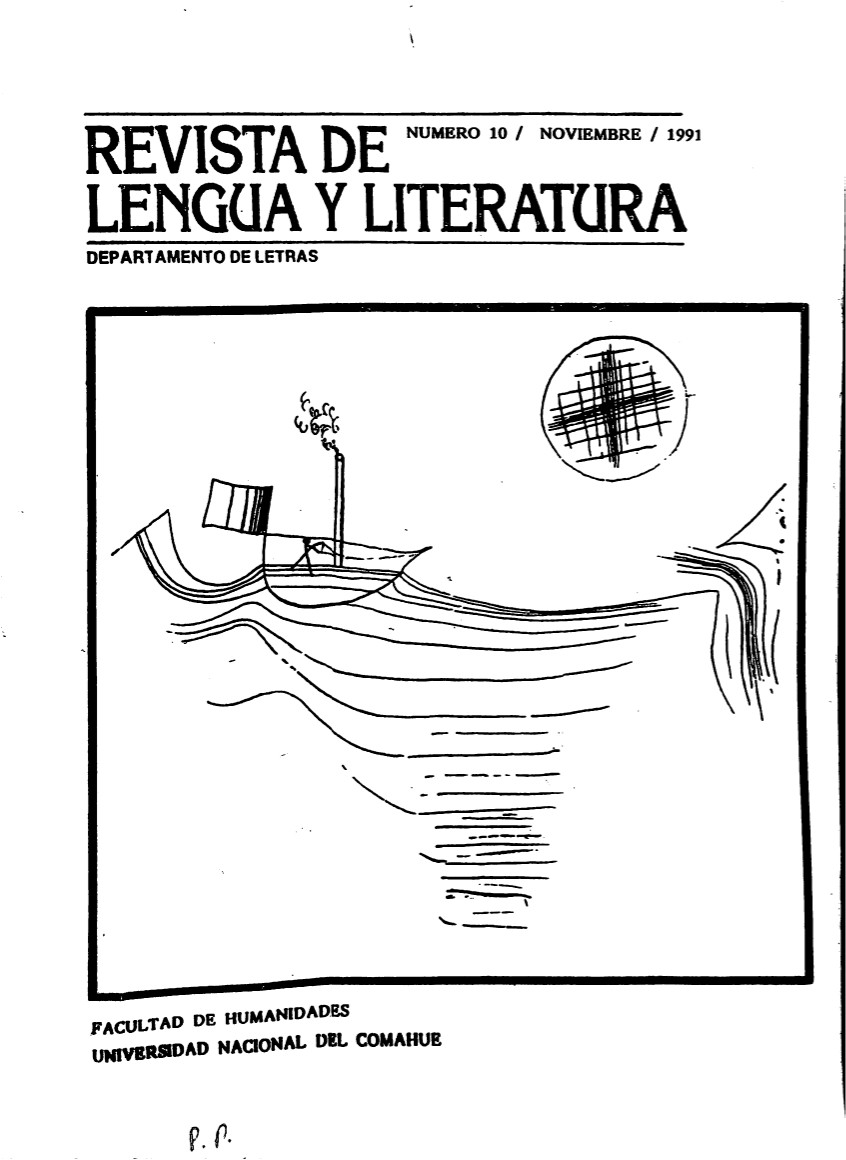 					Ver Vol. 5 Núm. 10 (1991): Revista de Lengua y Literatura
				